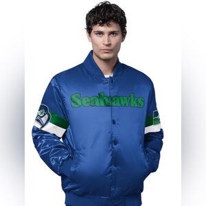 Seattle Seahawks Throwback Starter Jacket NWT